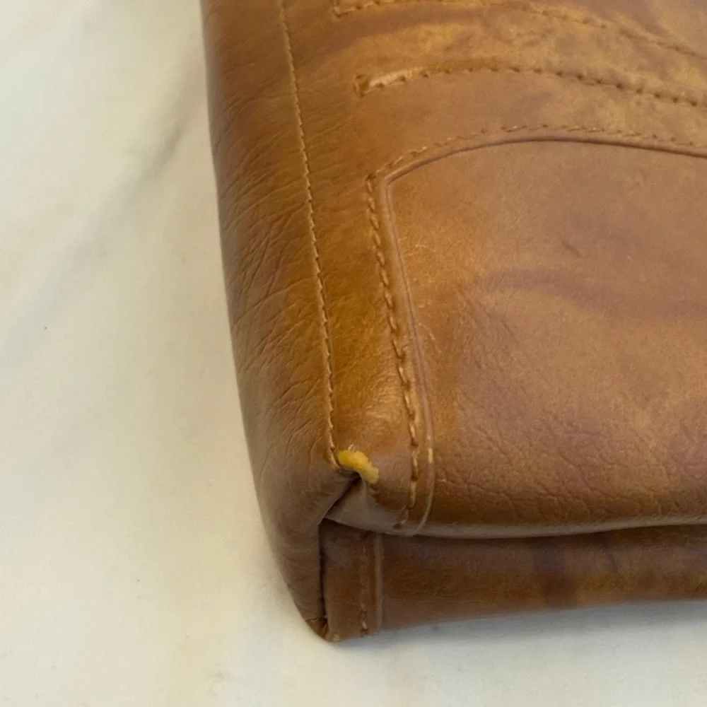 Vintage 1970’s American Tourister Extra Large Brown Clutch Document Laptop Bag